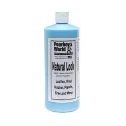Poorboy's Natural Look 946ml - środek do pielęgnacji plastików, winylu i gumy