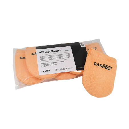 CarPro MF Applicator - zestaw pięciu aplikatorów z mikrofibry