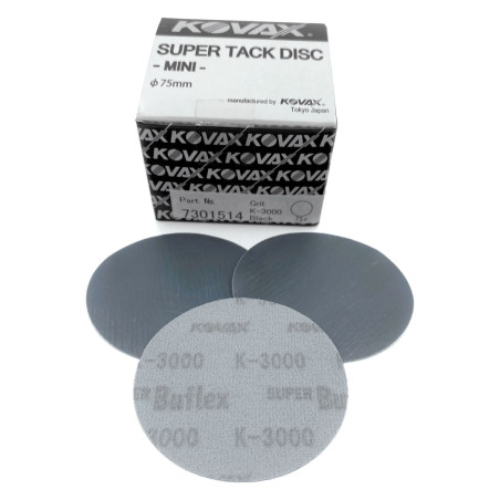 Kovax Buflex Dry 75mm black K3000 - krążek ścierny na rzep