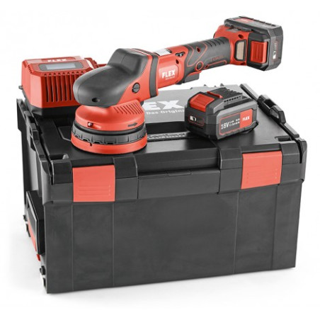 FLEX AKU XCE 8 125 18.0-EC/5.0 Set - maszyna polerska