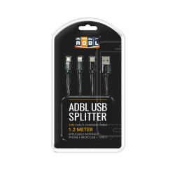ADBL USB Splitter - kabel USB z trzema końcówkami