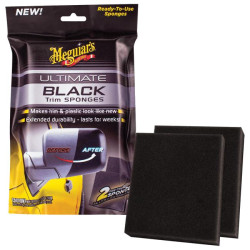 Meguiar's Ultimate Black Sponges - gąbki do pielęgnacji tworzyw zewnętrznych 2 szt.