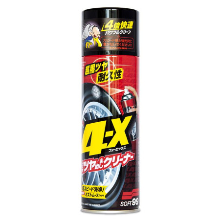 Soft99 4-X Tire Cleaner -dressing do opon z połyskiem