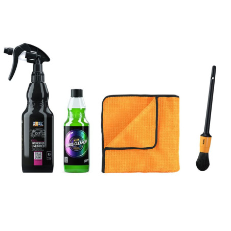 Zestaw: Wnętrze pod kontrolą – szybki detailing i krystaliczne szyby