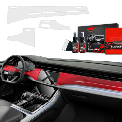 3w1 Grizz folia ochronna do wnętrza Audi Q8 (2018-2025) Antyodciskowa PianoSkin