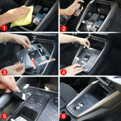 4w1 Grizz folia ochronna do wnętrza Skoda Superb 3 (2015-2024) Antyodciskowa PianoSkin