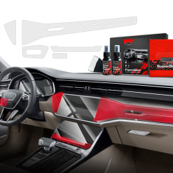 5w1 Grizz folia ochronna do wnętrza Audi S6 C8 (2018-2024) Antyodciskowa PianoSkin