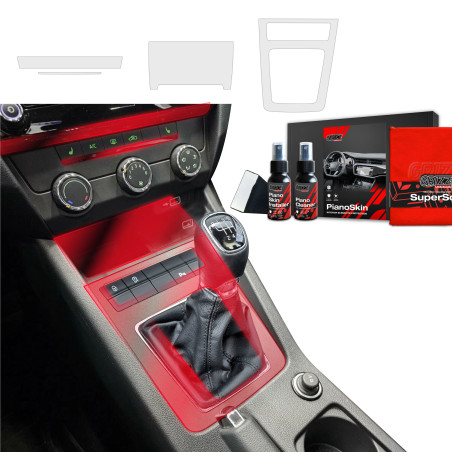 4w1 Grizz folia ochronna do wnętrza Skoda Octavia 3 (2017-2020) Antyodciskowa PianoSkin