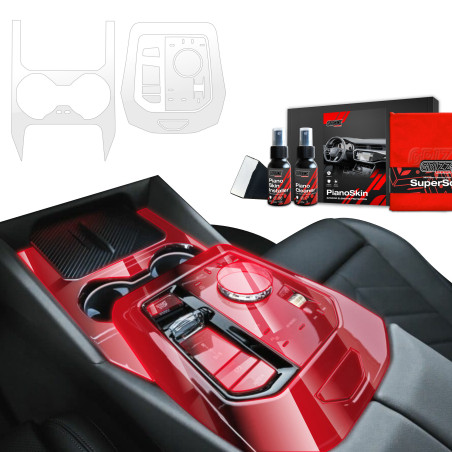 2w1 Grizz folia ochronna do wnętrza BMW 5 G60 (2023-2024) Bezbarwna PianoSkin