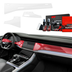 3w1 Grizz folia ochronna do wnętrza Audi Q8 (2018-2025) Bezbarwna PianoSkin