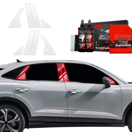 10w1 Folia ochronna na słupki Grizz do Audi Q3 Sportback (2018-2025)