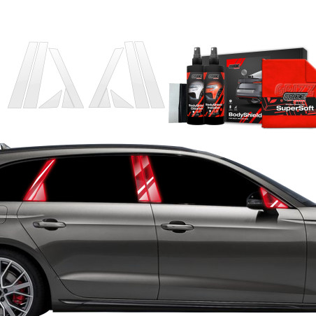 10w1 Folia ochronna na słupki Grizz do Audi A4 Avant (2019-2024)