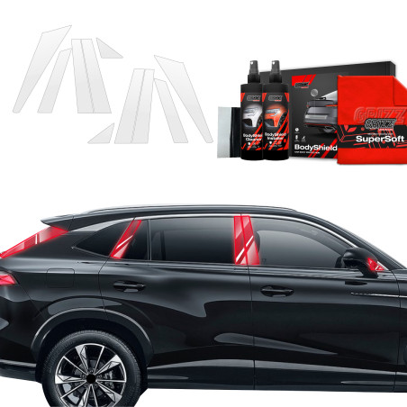 10w1 Folia ochronna na słupki Grizz do MG HS (2024-2025)