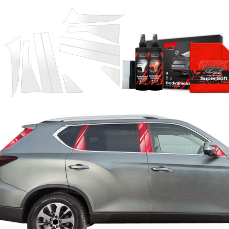 10w1 Folia ochronna na słupki Grizz do SsangYong Rexton (2023-2025)