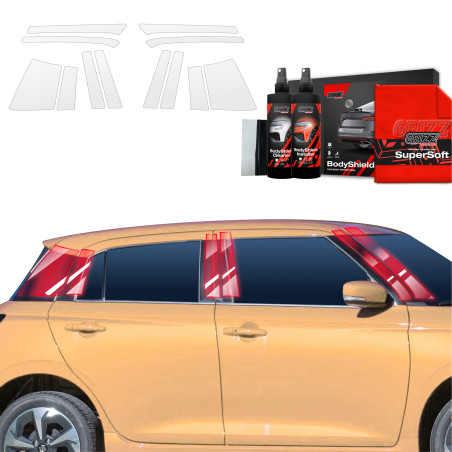 12w1 Folia ochronna na słupki Grizz do Suzuki Swift (2024-2025)
