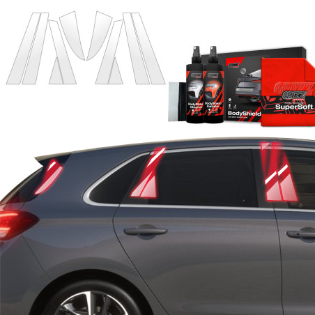 10w1 Folia ochronna na słupki Grizz do Hyundai i30 Hatchback (2020-2025)