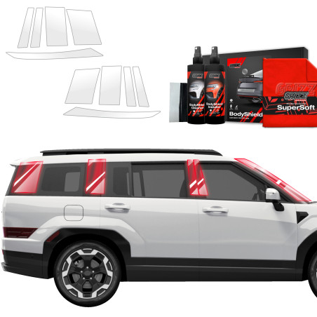 10w1 Folia ochronna na słupki Grizz do Hyundai Santa Fe (2023-2025)