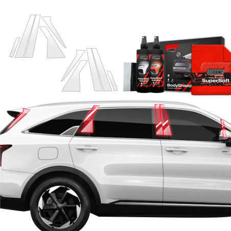 10w1 Folia ochronna na słupki Grizz do Kia Sorento (2023-2025)