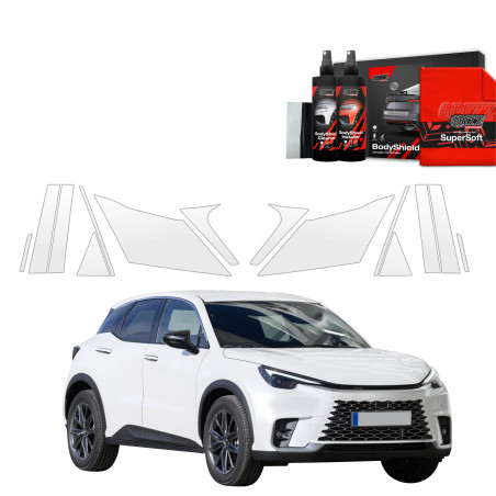 10w1 Folia ochronna na słupki Grizz do Lexus LBX (2023-2025)