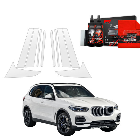 10w1 Folia ochronna na słupki Grizz do BMW X5 (2018-2023)