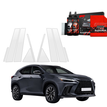 10w1 Folia ochronna na słupki Grizz do Lexus NX 350h (2021-2023)