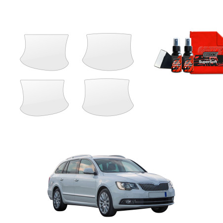 4w1 Folia ochronna pod klamki Grizz do Skoda Superb 2 Kombi Facelifting (2013-2015)