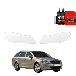 2w1 Folia ochronna na lampy Grizz do Skoda Octavia 2 Kombi Facelifting (2008-2013)